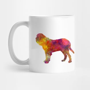 Fila Brasileiro in watercolor Mug